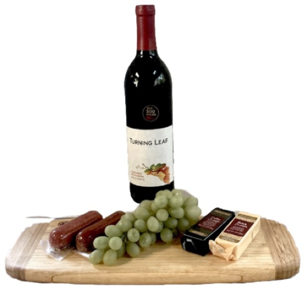2 Tone Cutting Charcuterie Cheese Serving Board BAMBOO  Eco Friendly 14.5 x 6 in